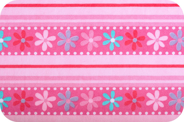 Daisy Stripe Cuddle Fuchsia/Pink
